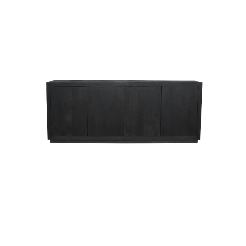 Dressoir Brussel | 4-Deurs | Mango Black 200cm