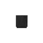 TV-meubel Brussel Black | 4-Deurs | Mangohout Black