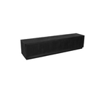 TV-meubel Brussel Black | 4-Deurs | Mangohout Black