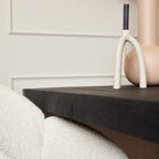 Eettafel Boaz | Mangohout Zwart | 200x90