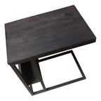 Slider Mangohout | Zwart Frame | Massief mango
